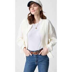 J.Crew Factory | NWT Open Front Knit Cardigan Ivory | XXS